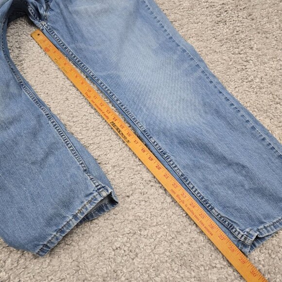 Levis 559 Jeans Men 36x30 (Fits 35x29) Blue Relaxed Straight Fit Light Wash - Picture 11 of 13